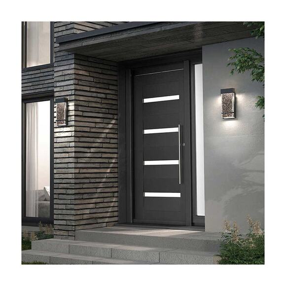 ARTIKA SKYLER INTERGRATED LED IN/OUTDOOR HARDWIRED LIGHT WALL LANTERN SCONCE - Picture 3 of 4